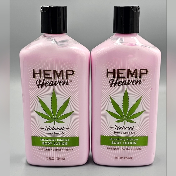Hemp Heaven Bath & Body 2x Hemp Heaven Body Lotion Strawberry